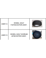 AFIKIM Afiscooter S3 and S4 Rear Golf Wheel Assembly (Set of 2)