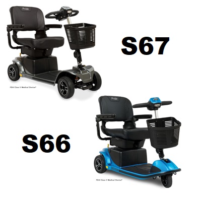 s66 s67 Pride Revo 2.0 Mobility Scooter Replacement Parts